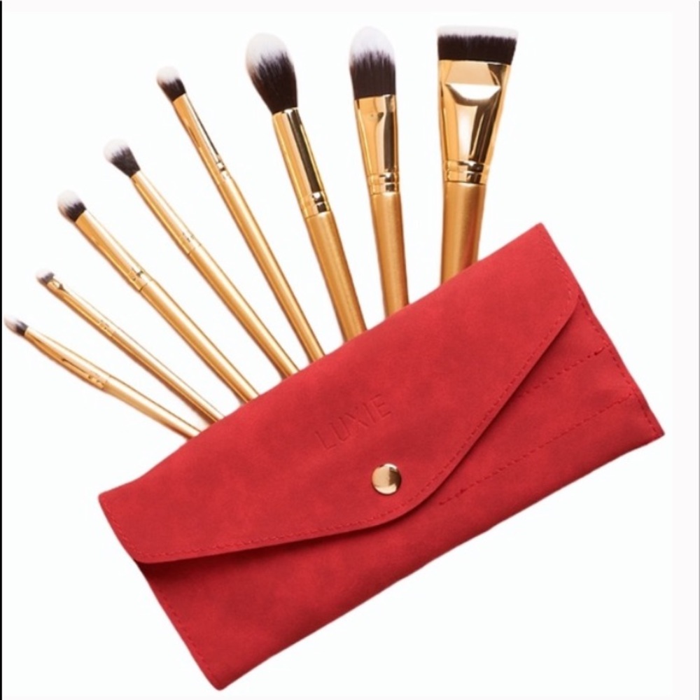 LUXIE GLITTER AND GOLD BRUSH SET